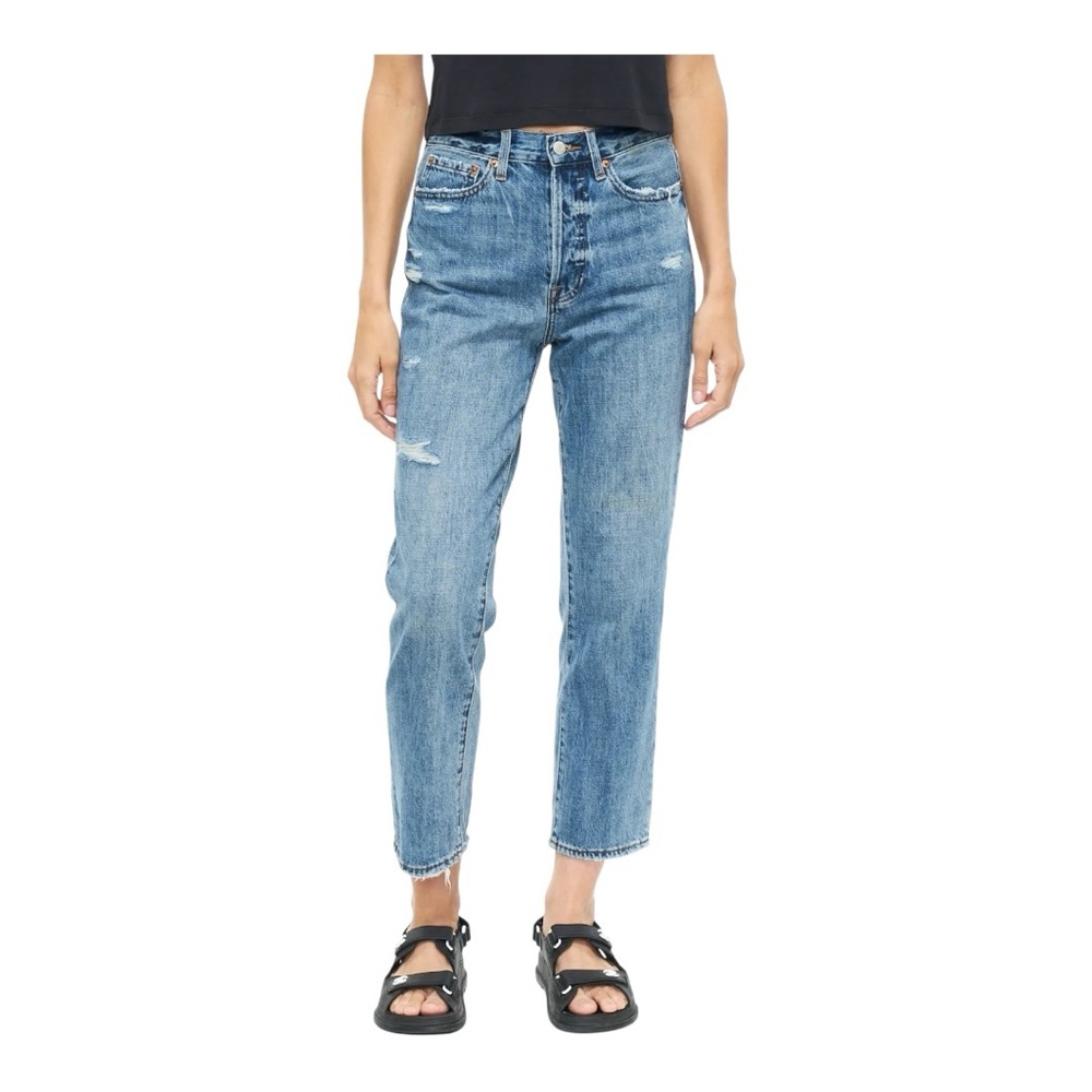 NWT Pistola Charlie High-Rise Straight Cropped Jeans - Antidote Size 28